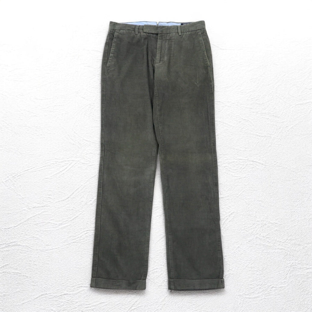 Polo by Ralph Lauren Pantaloni in velluto a coste M grigi FINE EUROPEAN TAILORING