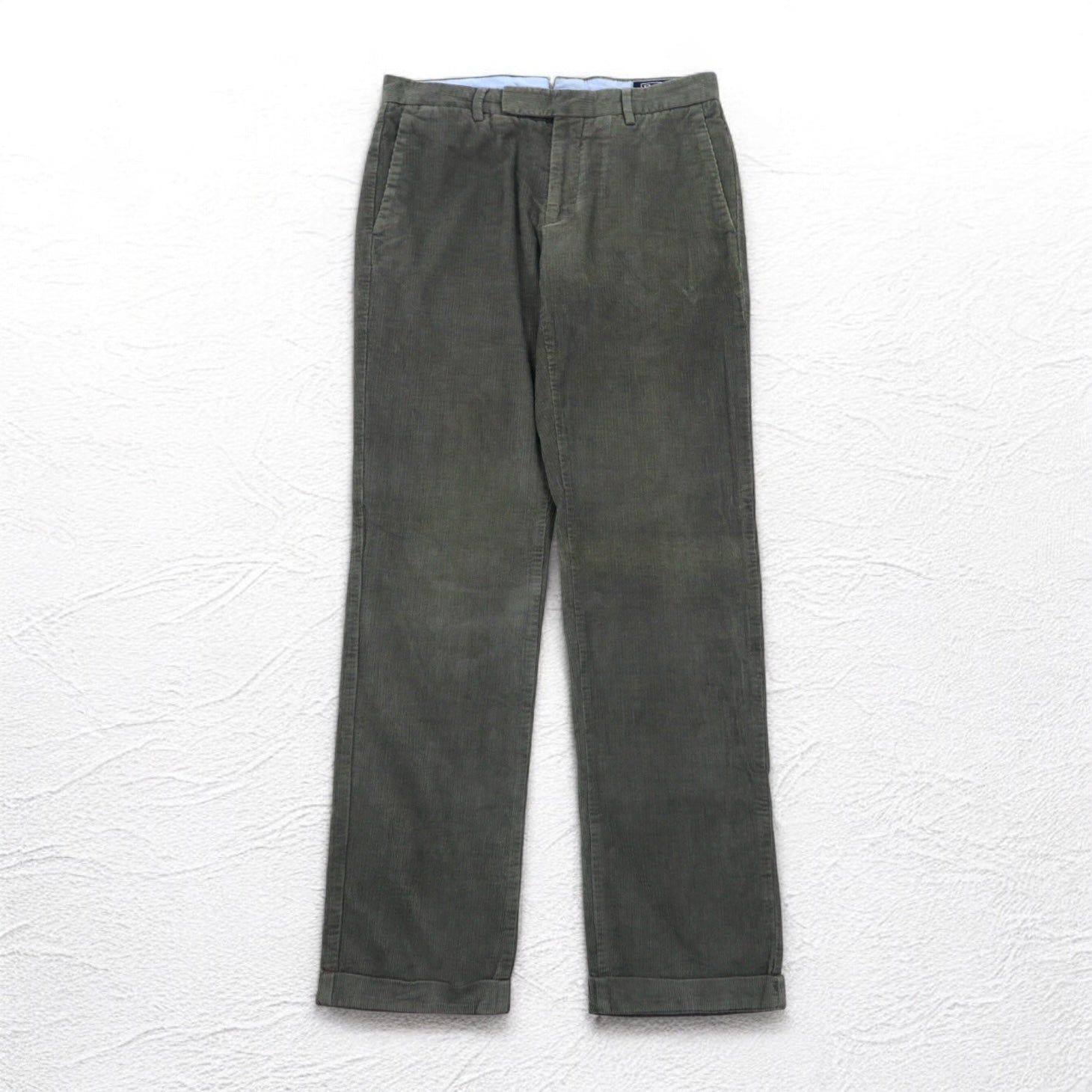 Polo by Ralph Lauren Pantaloni in velluto a coste M grigi FINE EUROPEAN TAILORING