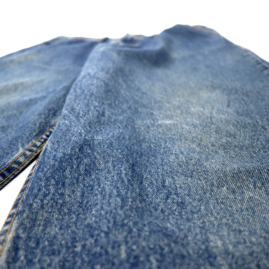 POLO JEANS COMPANY RALPH LAUREN anni '90 vestibilità ampia baggy jeans in denim 34 blu cotone Loose Made in Messico
