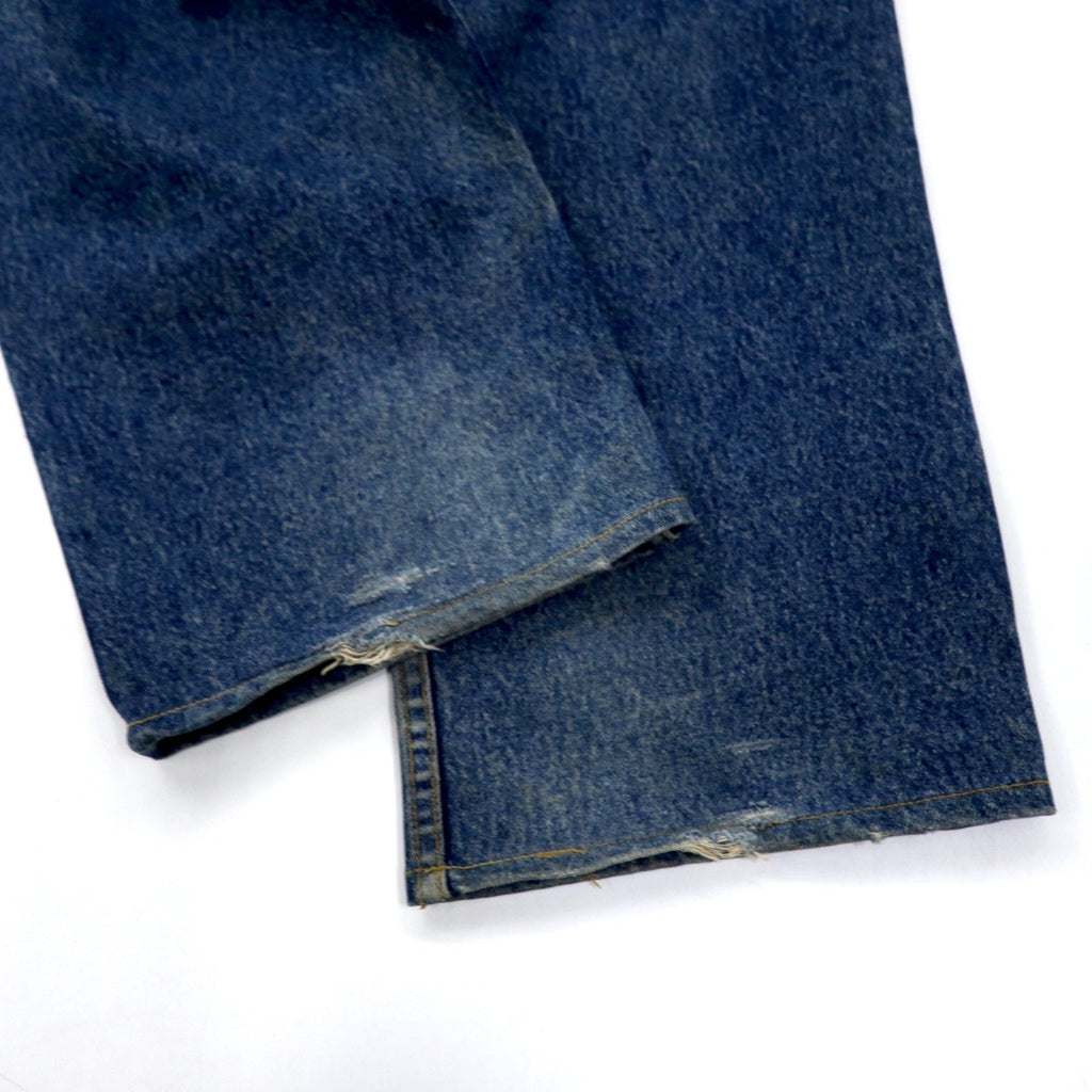 POLO JEANS COMPANY RALPH LAUREN anni '90 vestibilità ampia baggy jeans in denim 34 blu cotone Loose Made in Messico