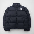 THE NORTH FACE ヌプシ 700フィルパワー ダウンジャケット S フード収納式 ロゴ刺繍 ND01586
