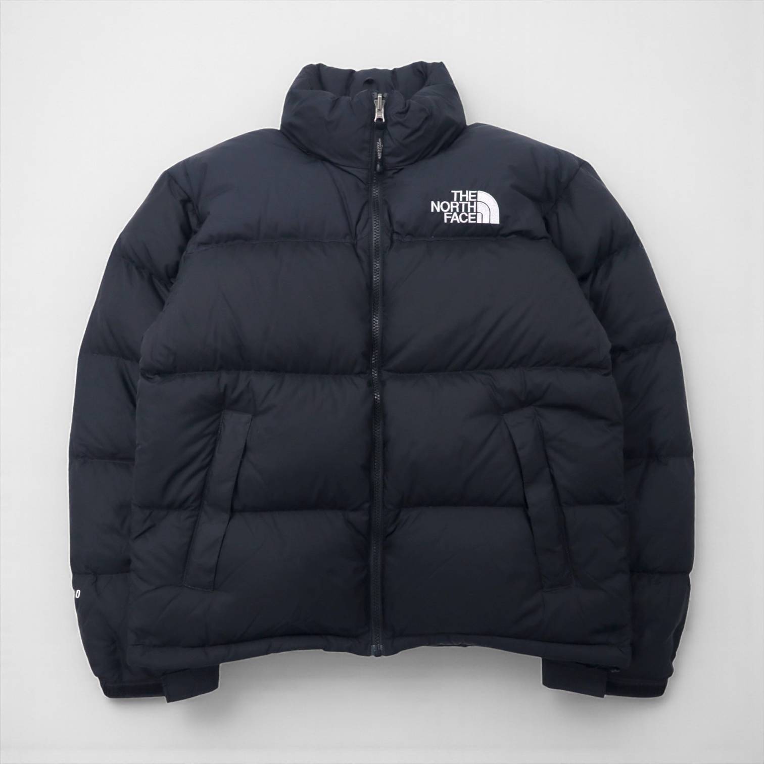 THE NORTH FACE Nuptse 700 fill power, piumino, taglia S, cappuccio riponibile, logo ricamato ND01586