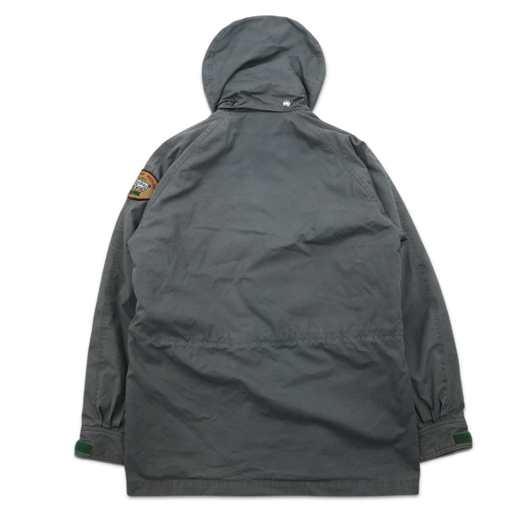 THE NORTH FACE Giacca a vento con cappuccio staccabile M color kaki in cotone con doppia zip e zip-in-zip NY-2153