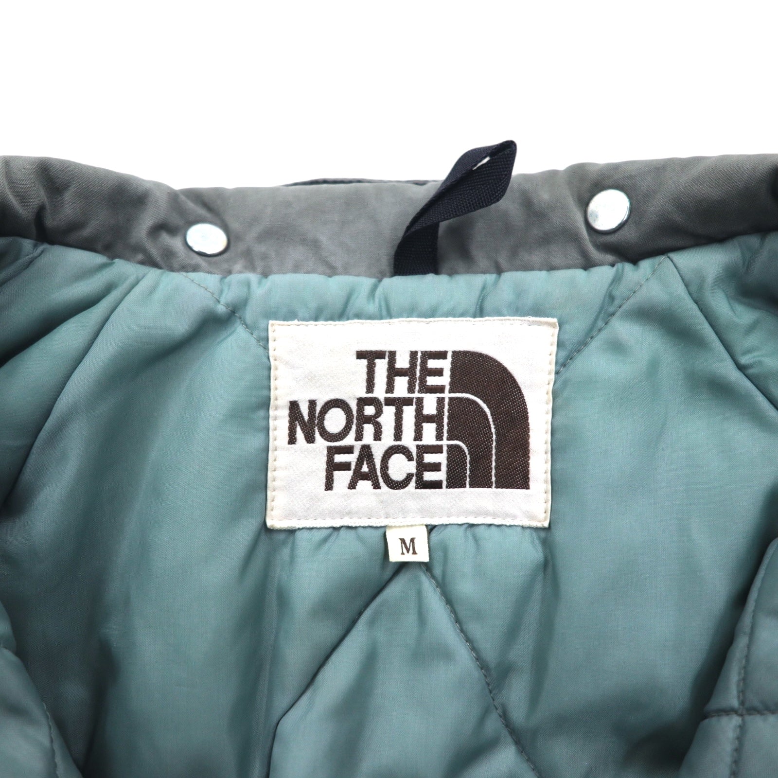 THE NORTH FACE Giacca a vento con cappuccio staccabile M color kaki in cotone con doppia zip e zip-in-zip NY-2153