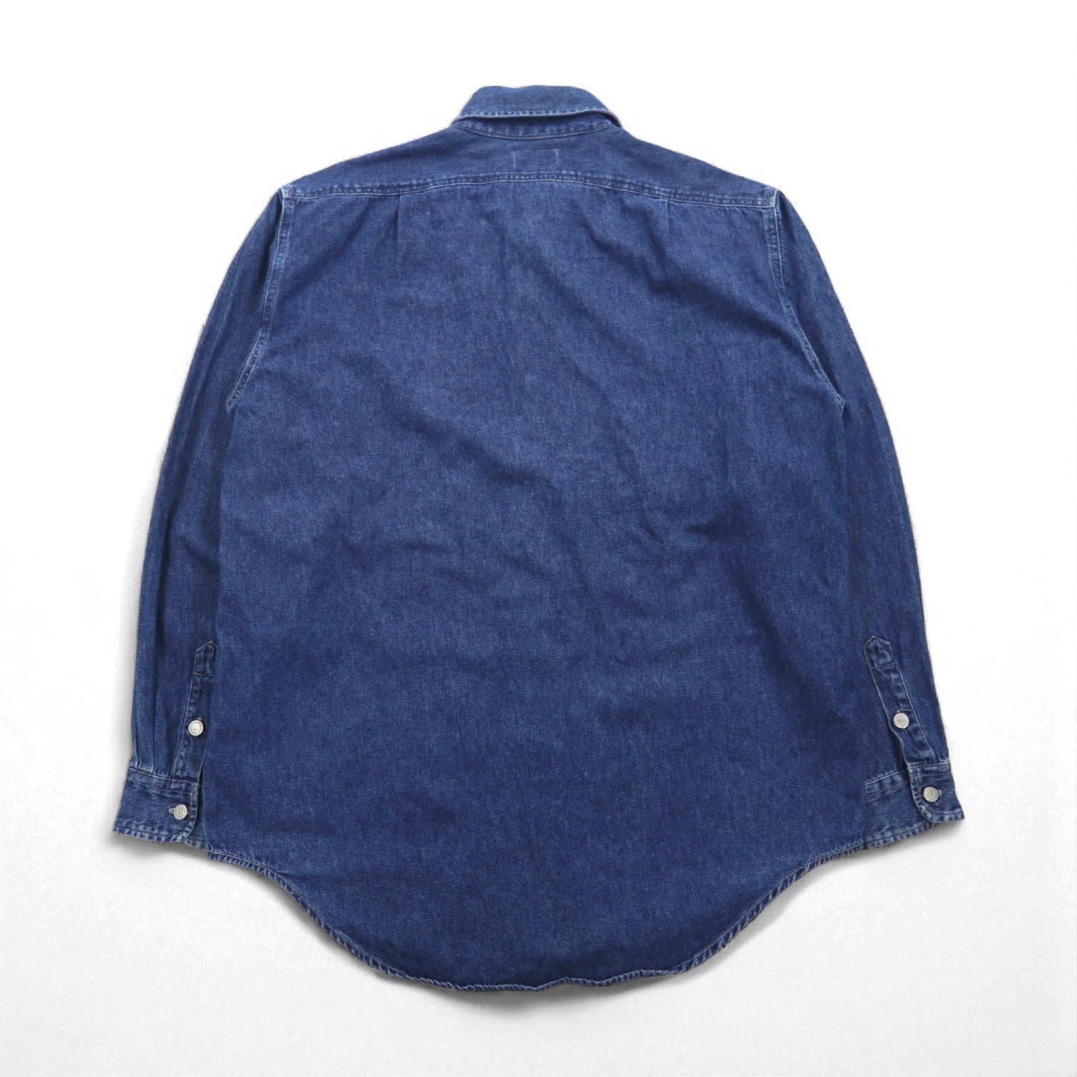 Polo Jeans Co Ralph Lauren 90年代 デニム ワーク シャツ M インディゴ WOKER SHIRT ダブルポケット LM237
