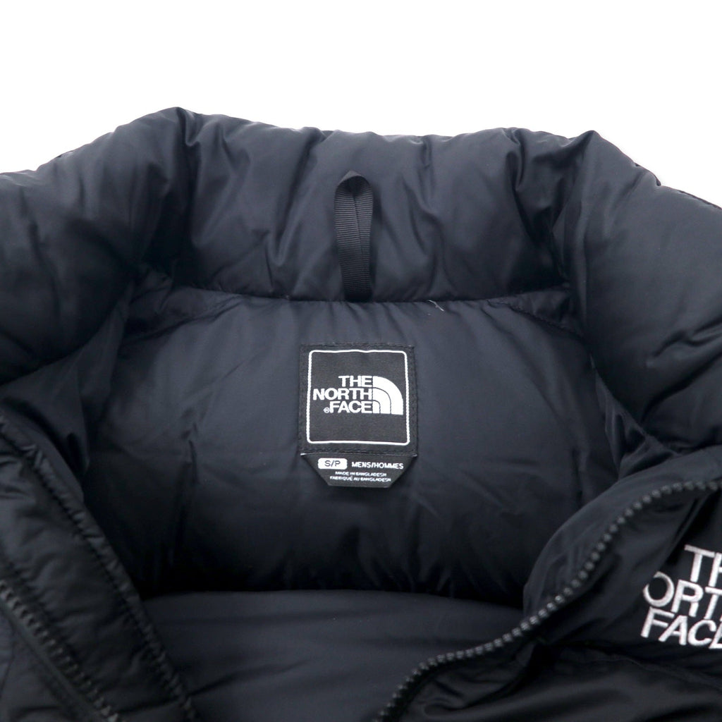 THE NORTH FACE ヌプシ 700フィルパワー ダウンジャケット S フード収納式 ロゴ刺繍 ND01586