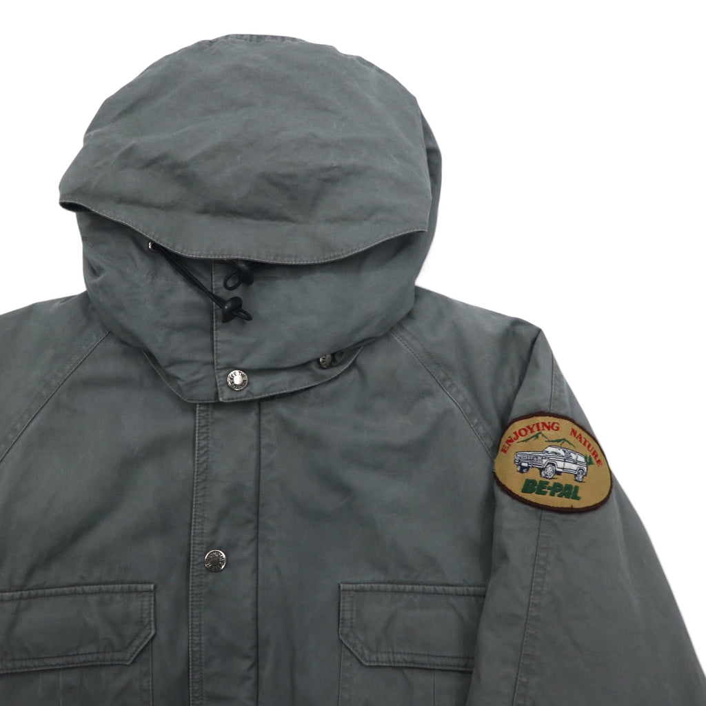 THE NORTH FACE Giacca a vento con cappuccio staccabile M color kaki in cotone con doppia zip e zip-in-zip NY-2153