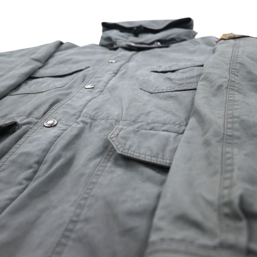 THE NORTH FACE Giacca a vento con cappuccio staccabile M color kaki in cotone con doppia zip e zip-in-zip NY-2153