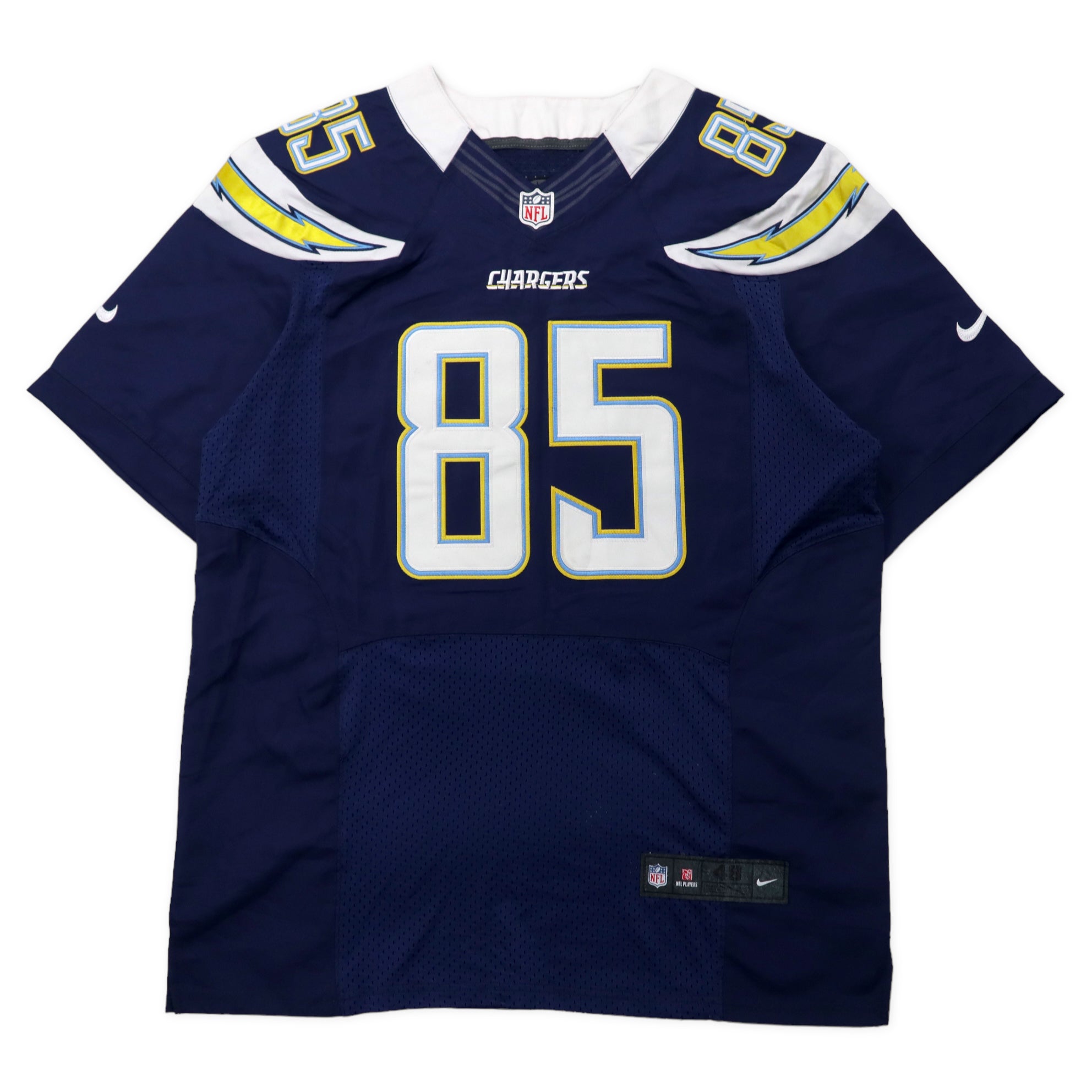 Maglia da gioco NIKE NFL taglia grande 48 blu navy poliestere CHARGERS numerata GATES