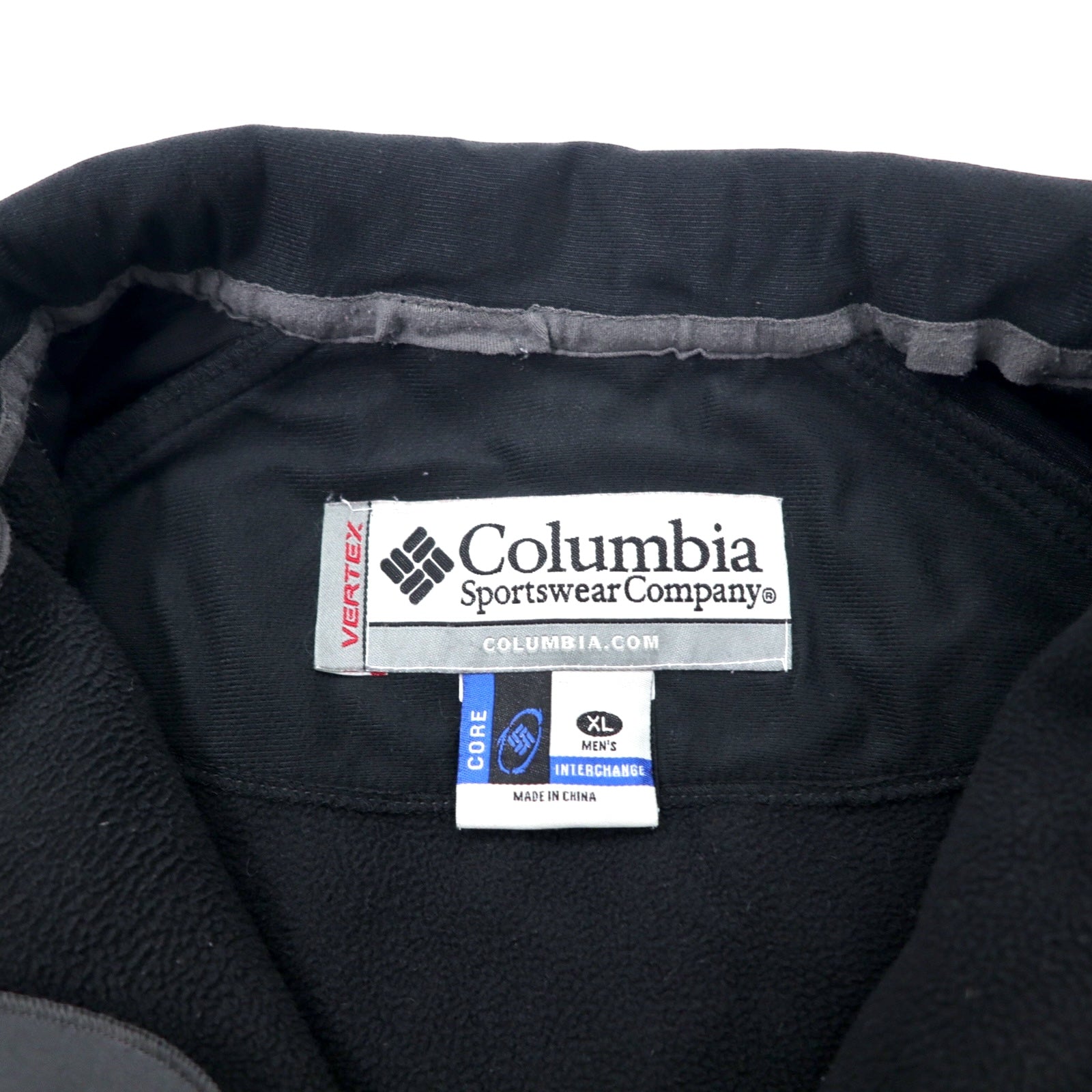 Columbia Giacca softshell foderata in pile XL grigia poliestere VERTEX EM7303