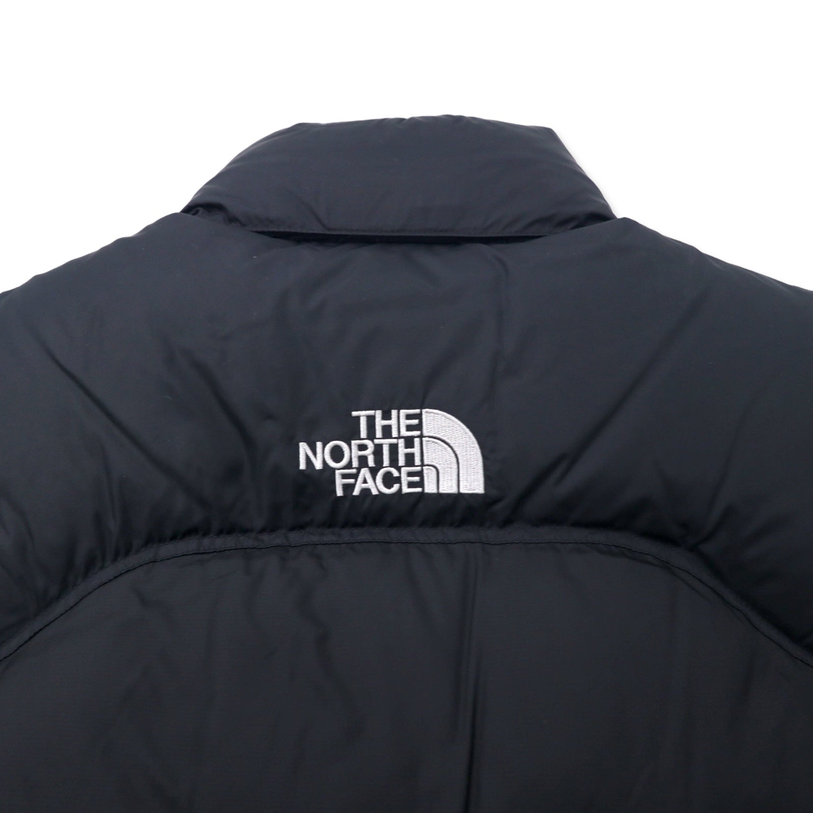 THE NORTH FACE ヌプシ 700フィルパワー ダウンジャケット S フード収納式 ロゴ刺繍 ND01586