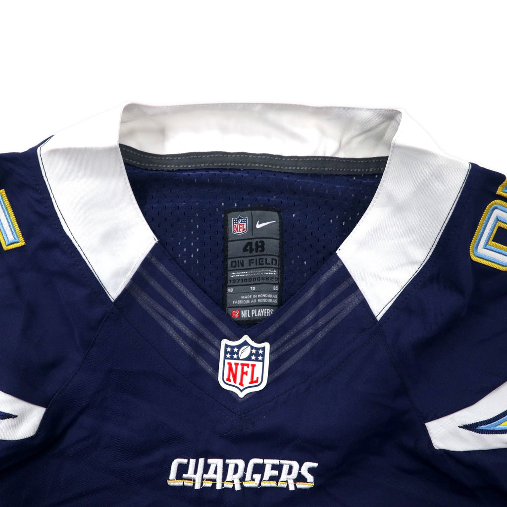 Maglia da gioco NIKE NFL taglia grande 48 blu navy poliestere CHARGERS numerata GATES