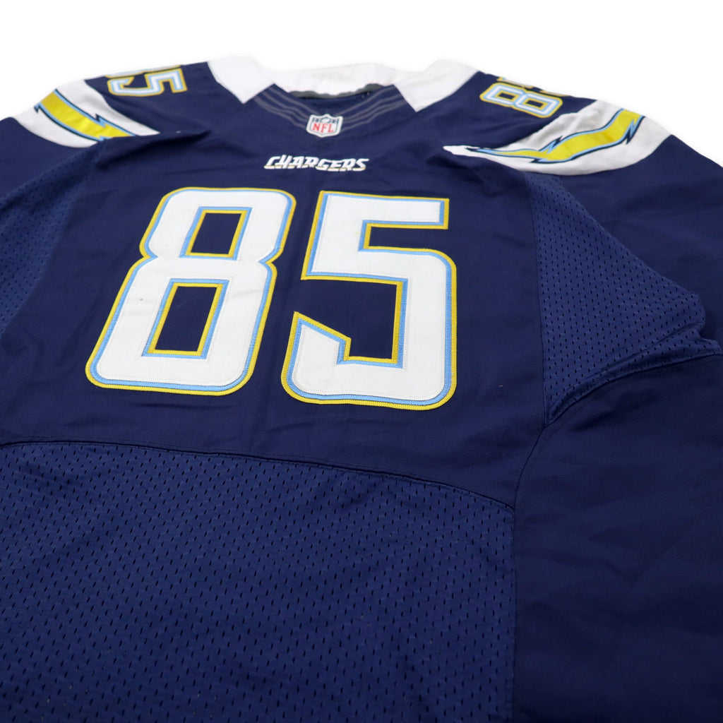 Maglia da gioco NIKE NFL taglia grande 48 blu navy poliestere CHARGERS numerata GATES