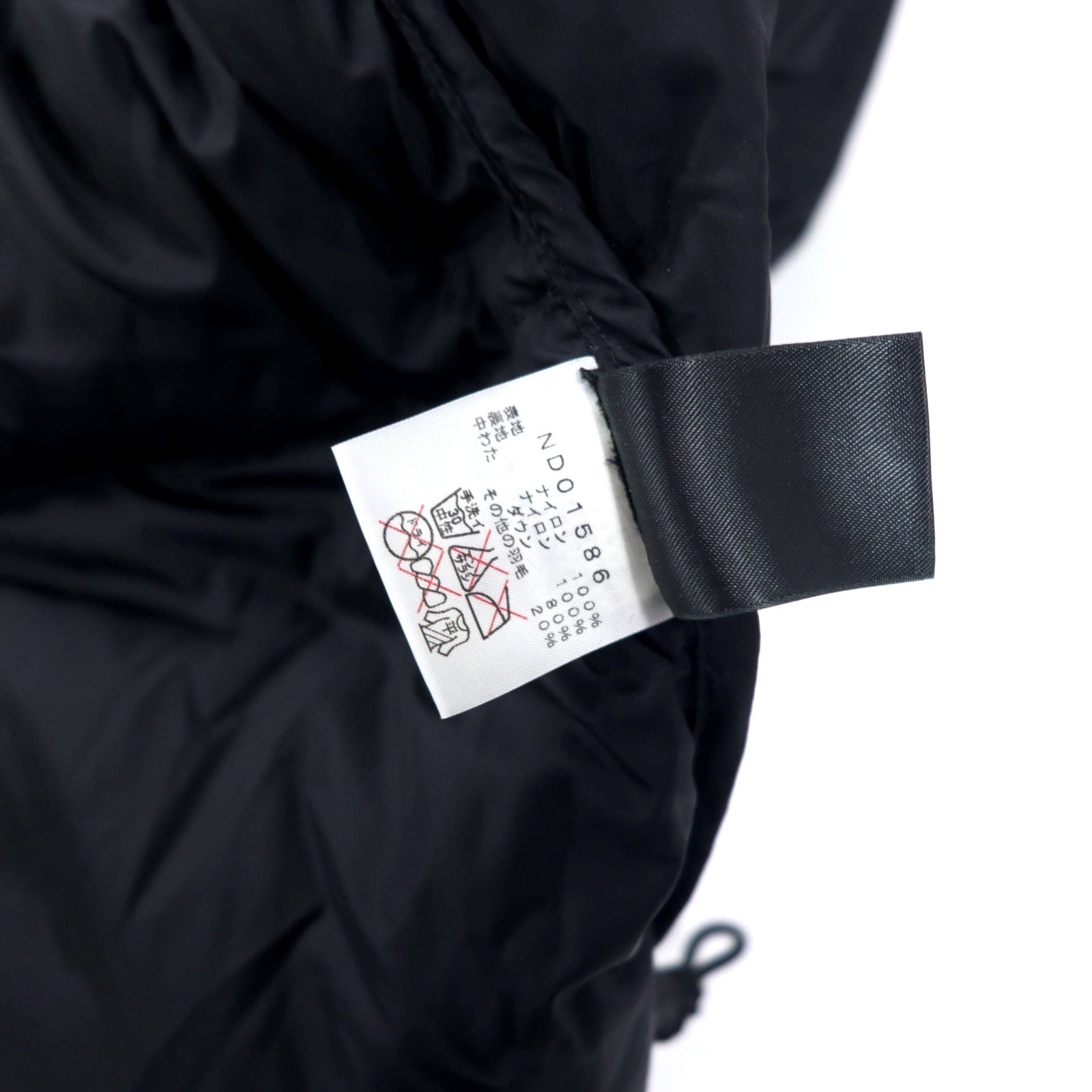 THE NORTH FACE ヌプシ 700フィルパワー ダウンジャケット S フード収納式 ロゴ刺繍 ND01586