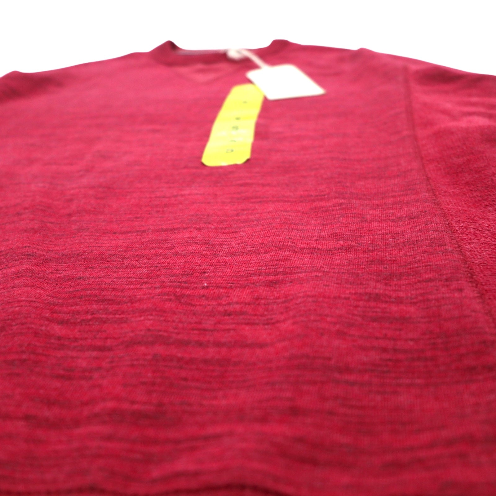 Felpa Champion French Terry Crew girocollo S rossa 1296934, nuova
