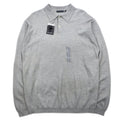 consensus maglione polo in lana merino XL grigio, lana, mai usato