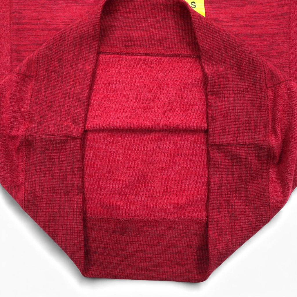 Felpa Champion French Terry Crew girocollo S rossa 1296934, nuova