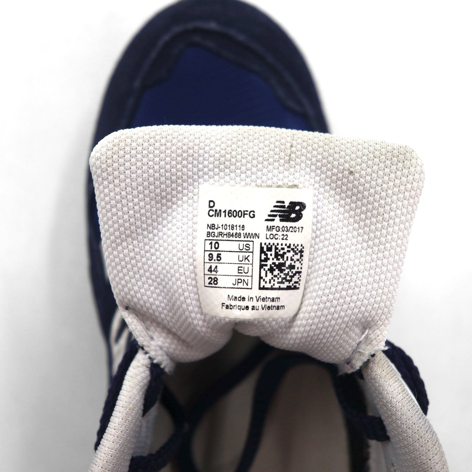Sneakers NEW BALANCE 1600 in camoscio 28cm blu navy CM1600FG ABZORB ENCAP
