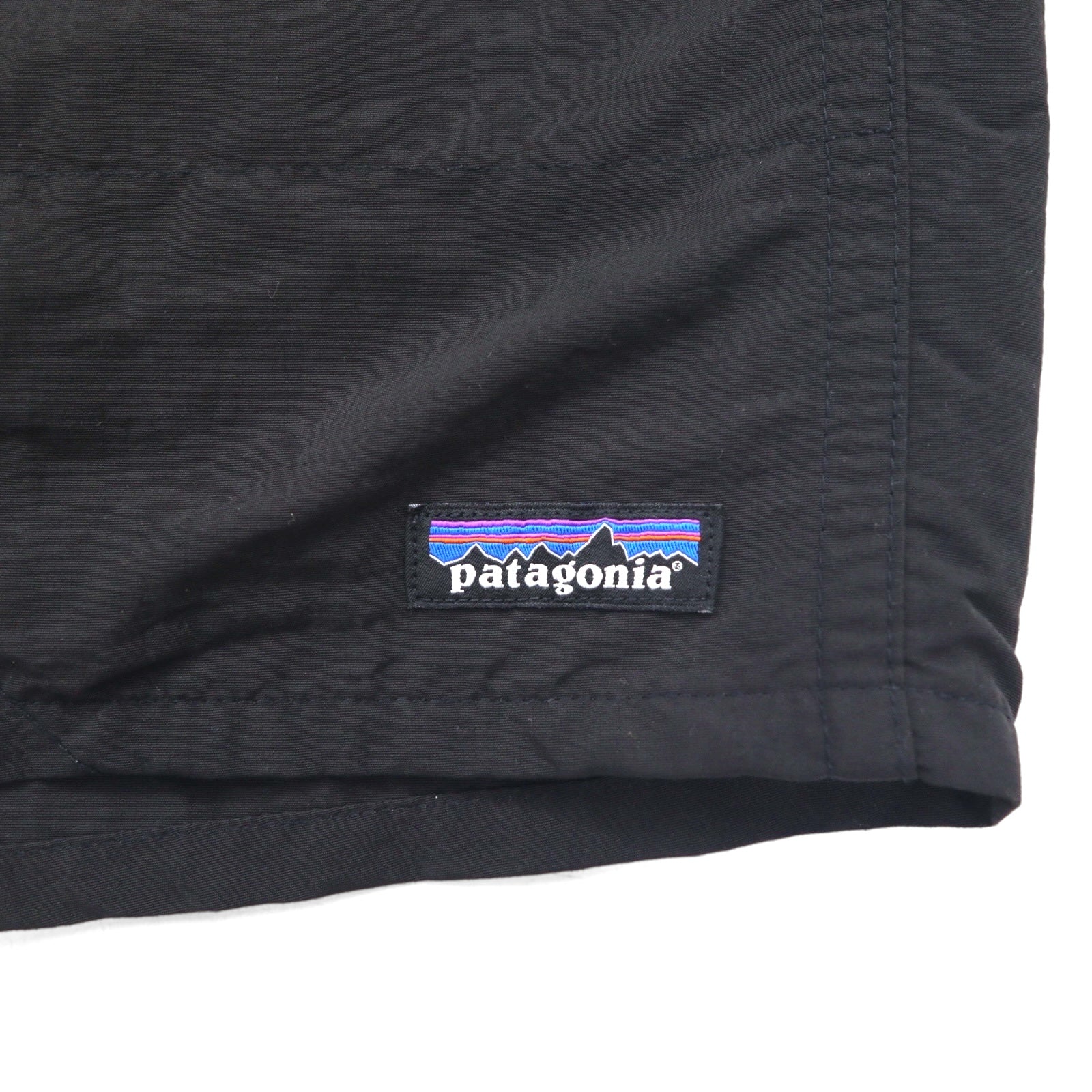 patagonia バギーズ ロング 7インチ ショーツ ショートパンツ Baggies Longs L ブラック ナイロン 58034
