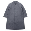 Vintage 80s Japan Made Trench Coat SANYO ステンカラーコート S グレー ポリエステル 日本製
