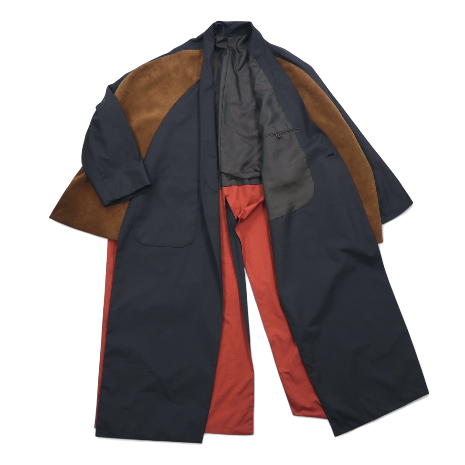 Ka na ta 2スリーブコート 2 sleeve coat ポンチョ FREE ブラック ポリエステル ALL for doby 日本製