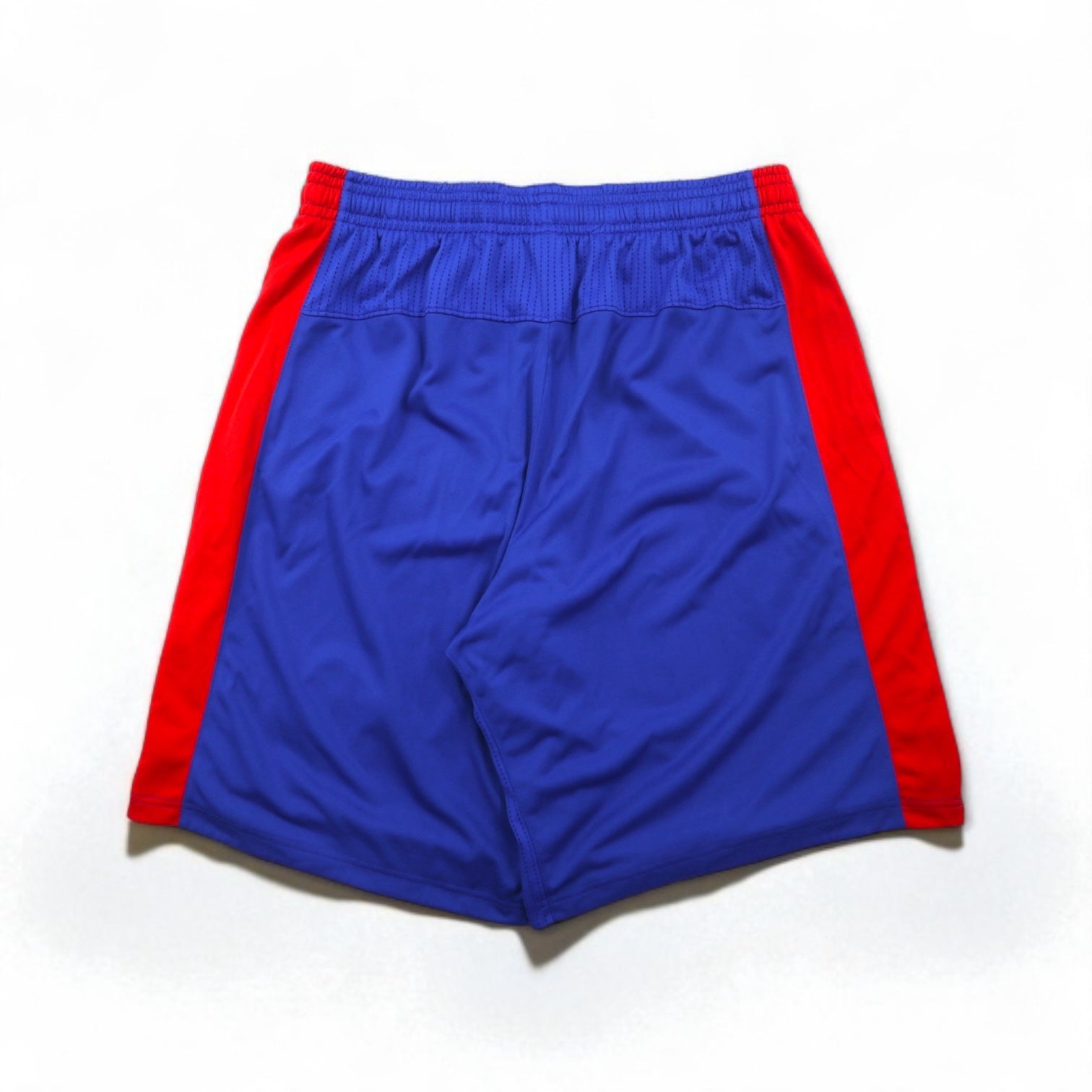 Pantaloncini adidas 3XL blu NBA Detroit Pistons, in poliestere CLIMA COOL, sotto il ginocchio.