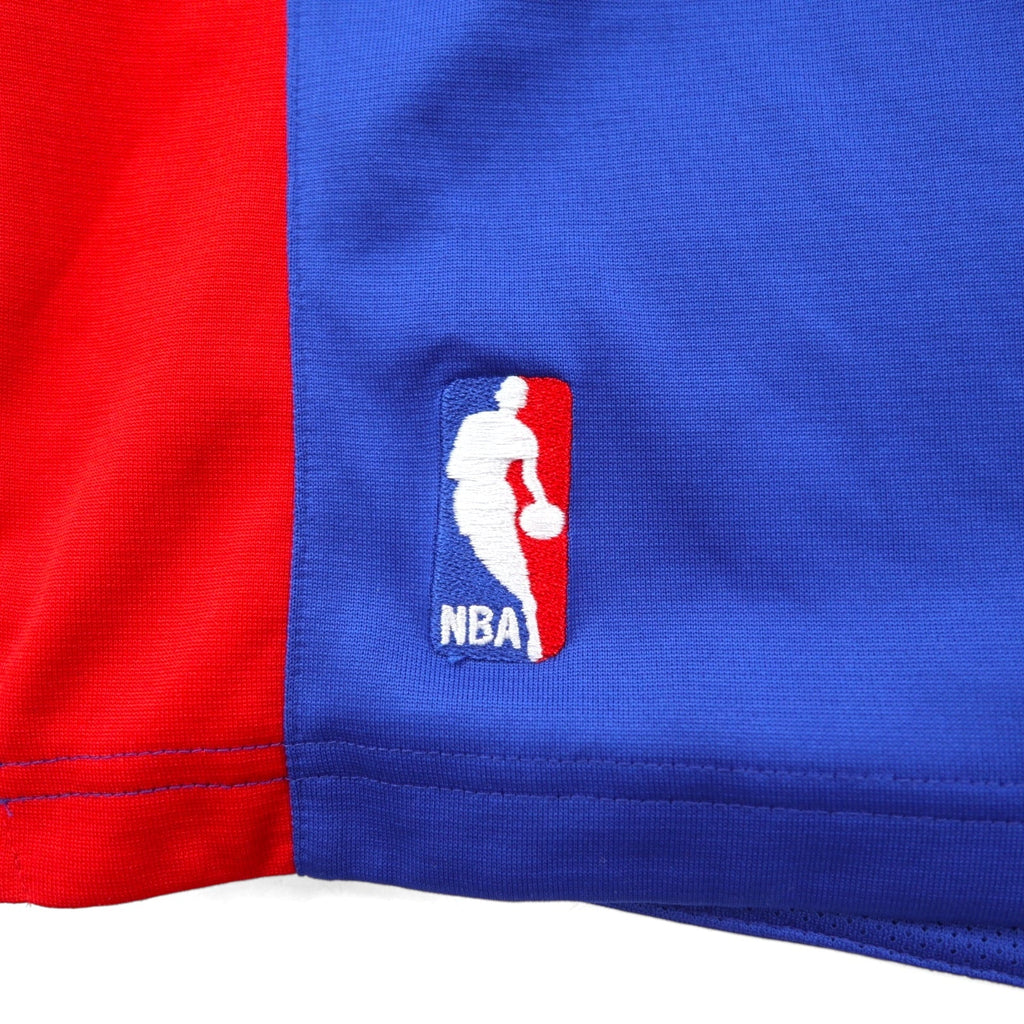 Pantaloncini adidas 3XL blu NBA Detroit Pistons, in poliestere CLIMA COOL, sotto il ginocchio.