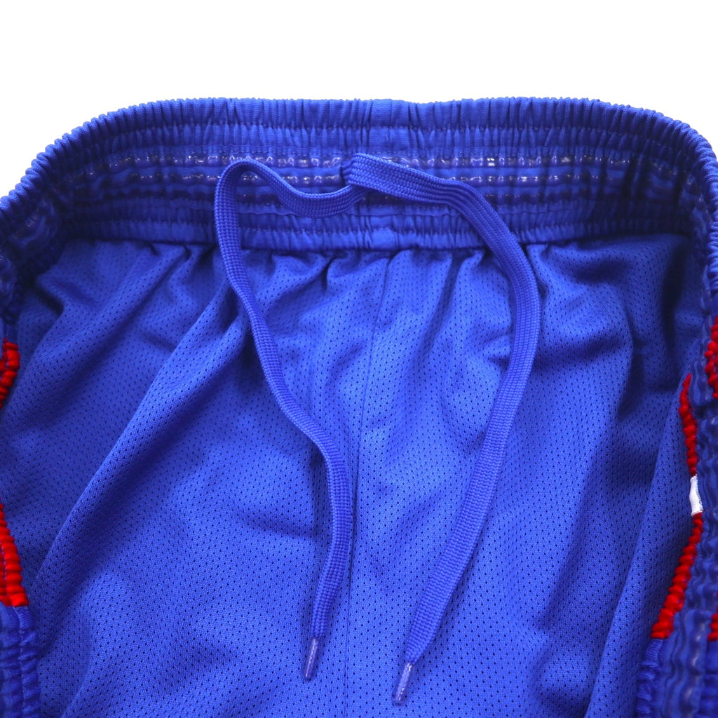 Pantaloncini adidas 3XL blu NBA Detroit Pistons, in poliestere CLIMA COOL, sotto il ginocchio.