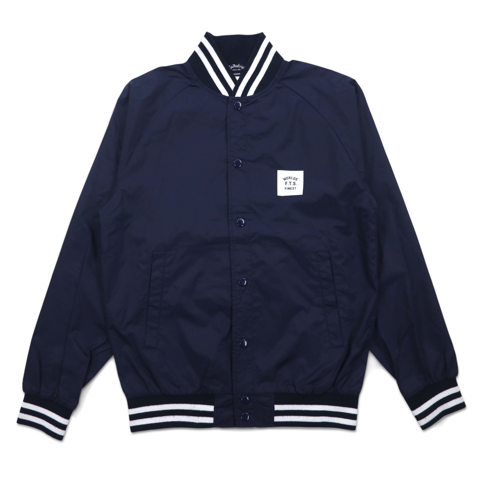 Flip The Script Libra Line giubbotto da baseball M navy nylon stampa logo sul retro