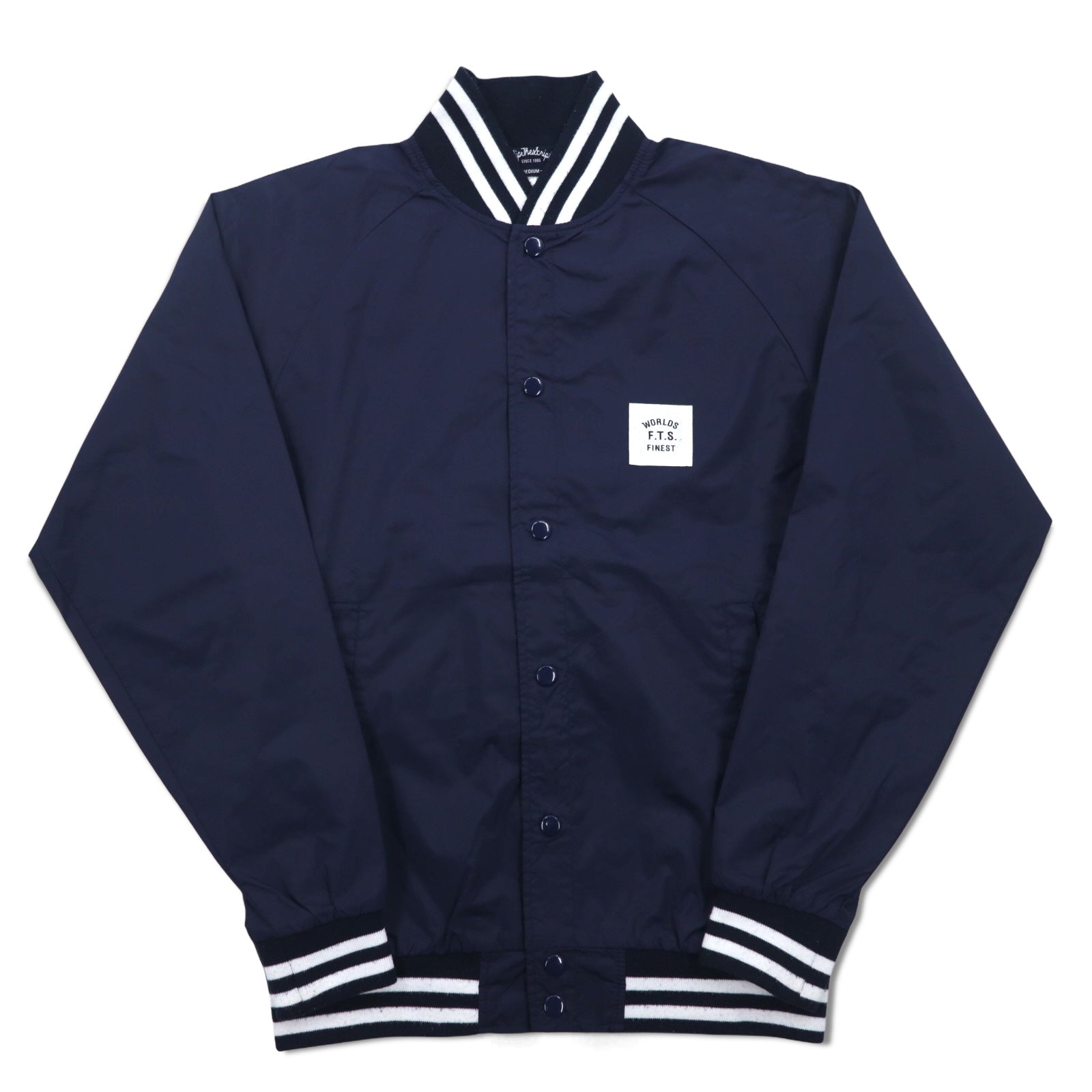 Flip The Script Libra Line giubbotto da baseball M navy nylon stampa logo sul retro