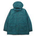 Columbia giacca a vento isolante anni '90, taglia M, verde, poliestere TECHNICLOTH impermeabile, imbottitura Thinsulate, coulisse, cappuccio rimovibile