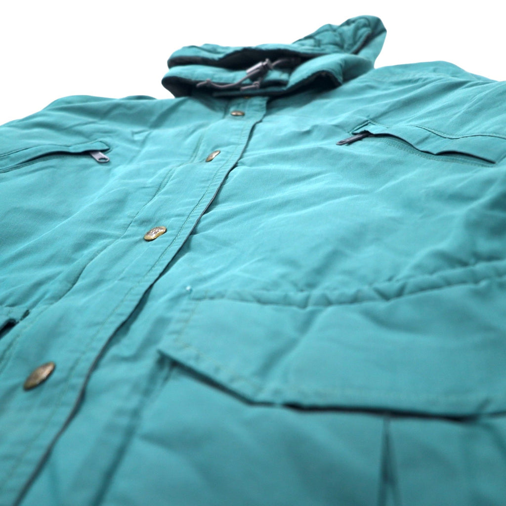 Columbia giacca a vento isolante anni '90, taglia M, verde, poliestere TECHNICLOTH impermeabile, imbottitura Thinsulate, coulisse, cappuccio rimovibile