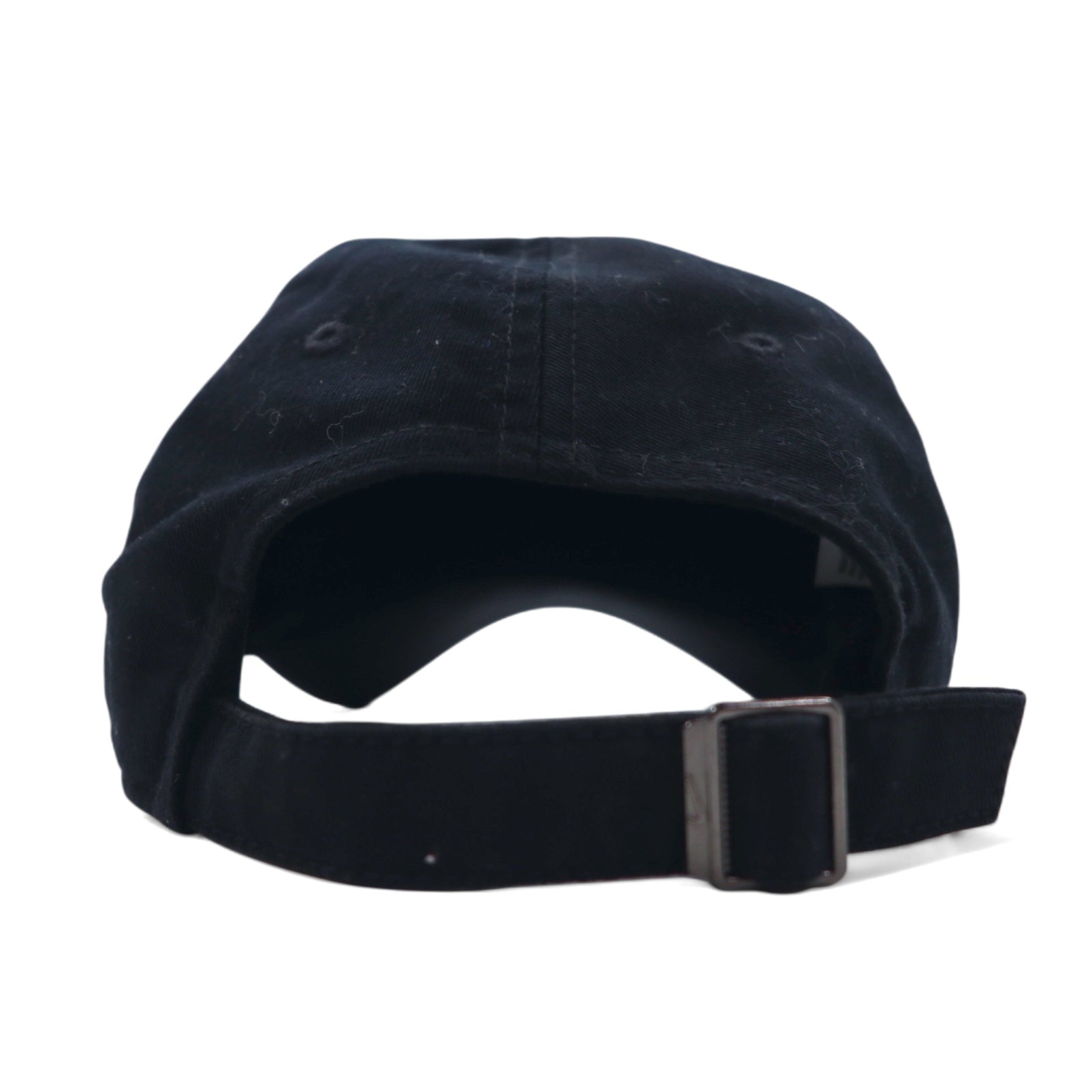 NIKE Cappellino da baseball con logo Swoosh ricamato, taglia unica, nero, cotone