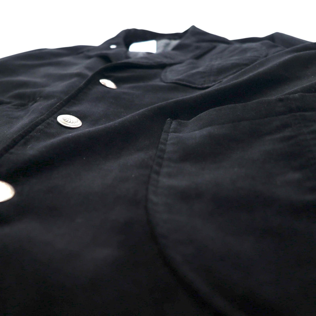 blackmeans Giacca combo COMBO JACKET Gilet Giacca sartoriale Velluto M Nero Completo Made in Japan Nuovo con etichette