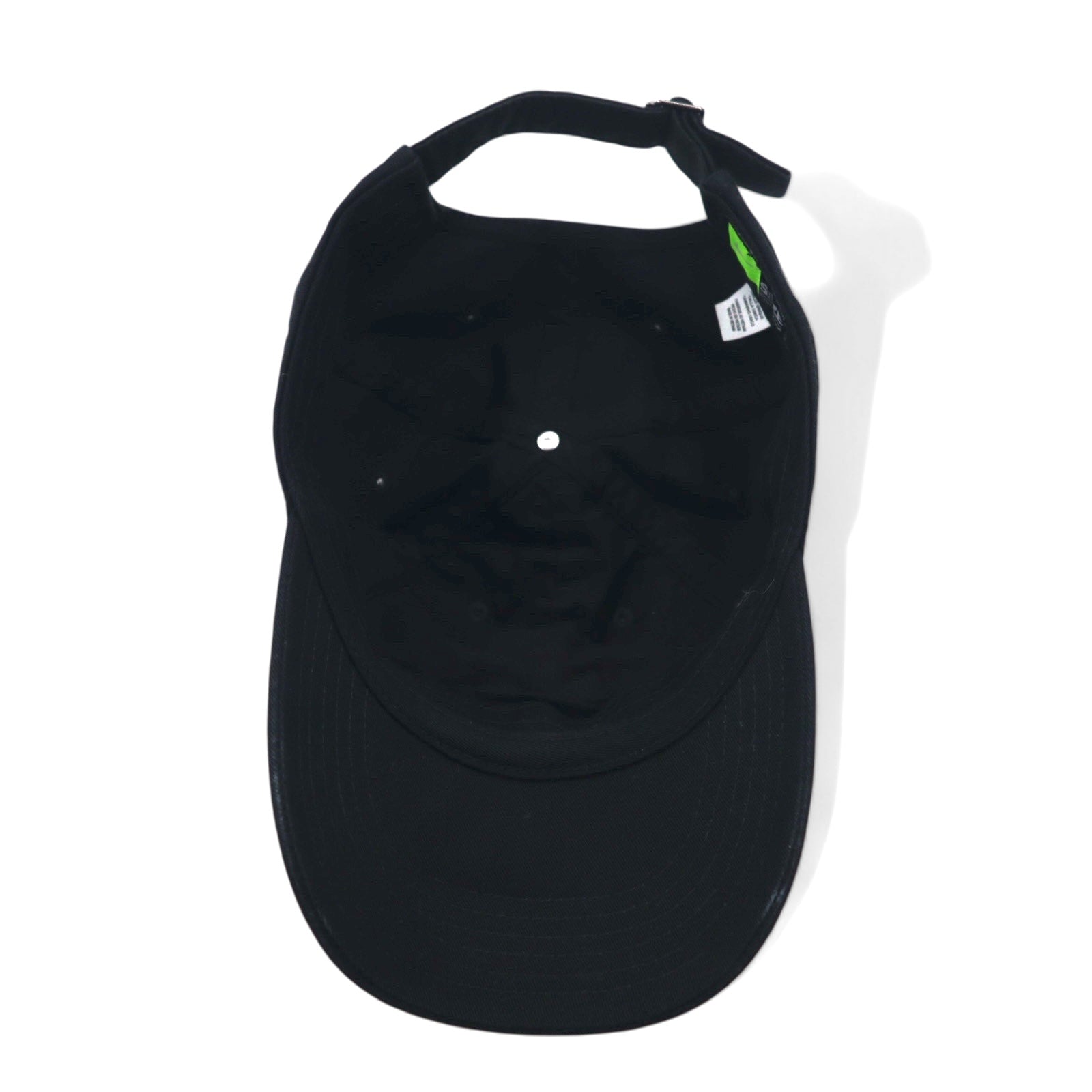 NIKE Cappellino da baseball con logo Swoosh ricamato, taglia unica, nero, cotone
