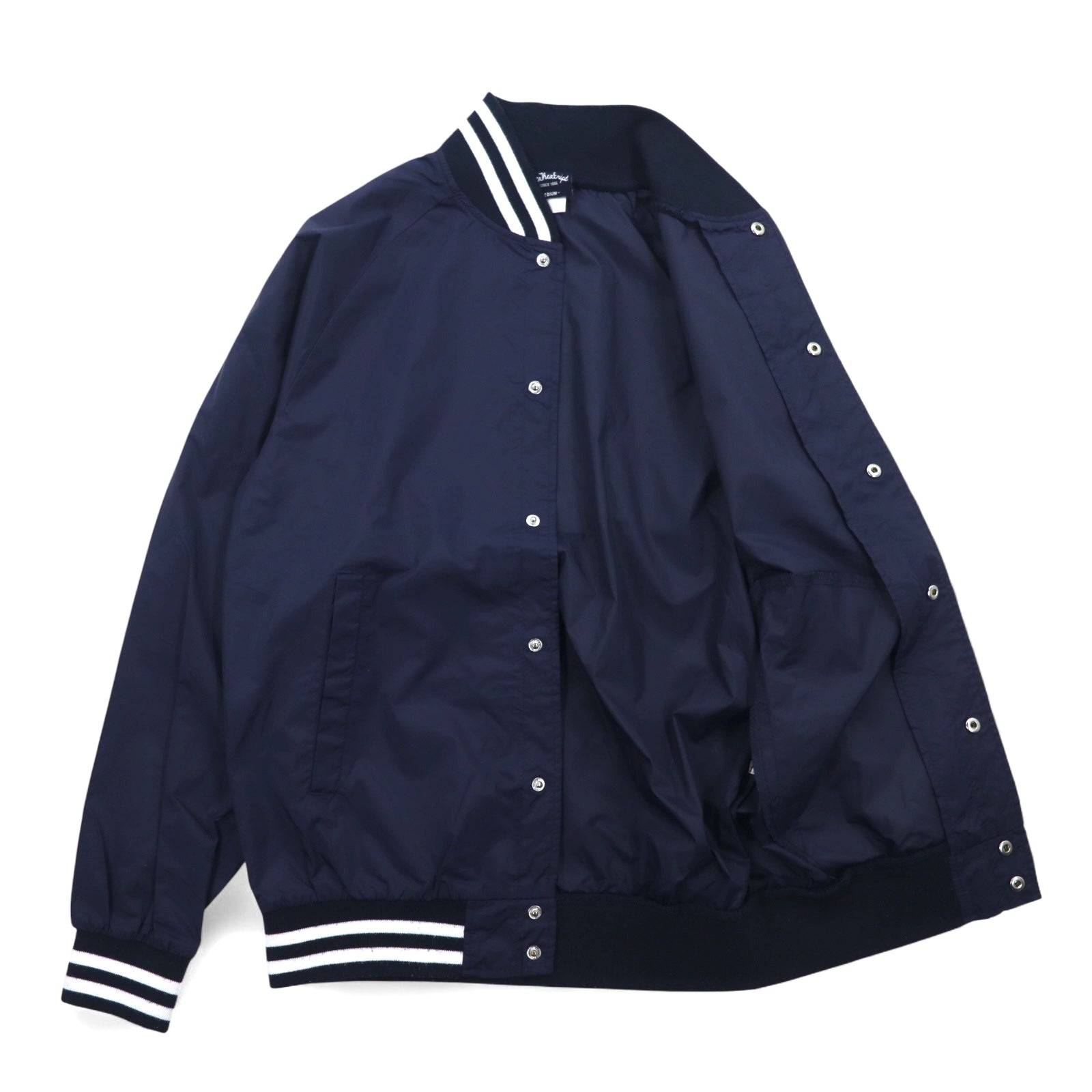 Flip The Script Libra Line giubbotto da baseball M navy nylon stampa logo sul retro