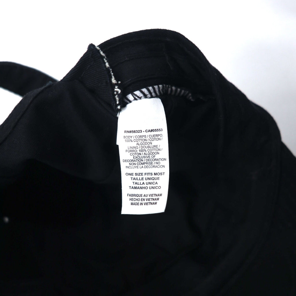 NIKE Cappellino da baseball con logo Swoosh ricamato, taglia unica, nero, cotone