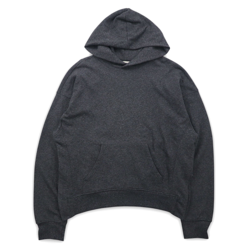 Felpa con cappuccio a pullover con spacchetti laterali mnml XL grigia tasca frontale ESSENTIAL HOODIE M2017-H137