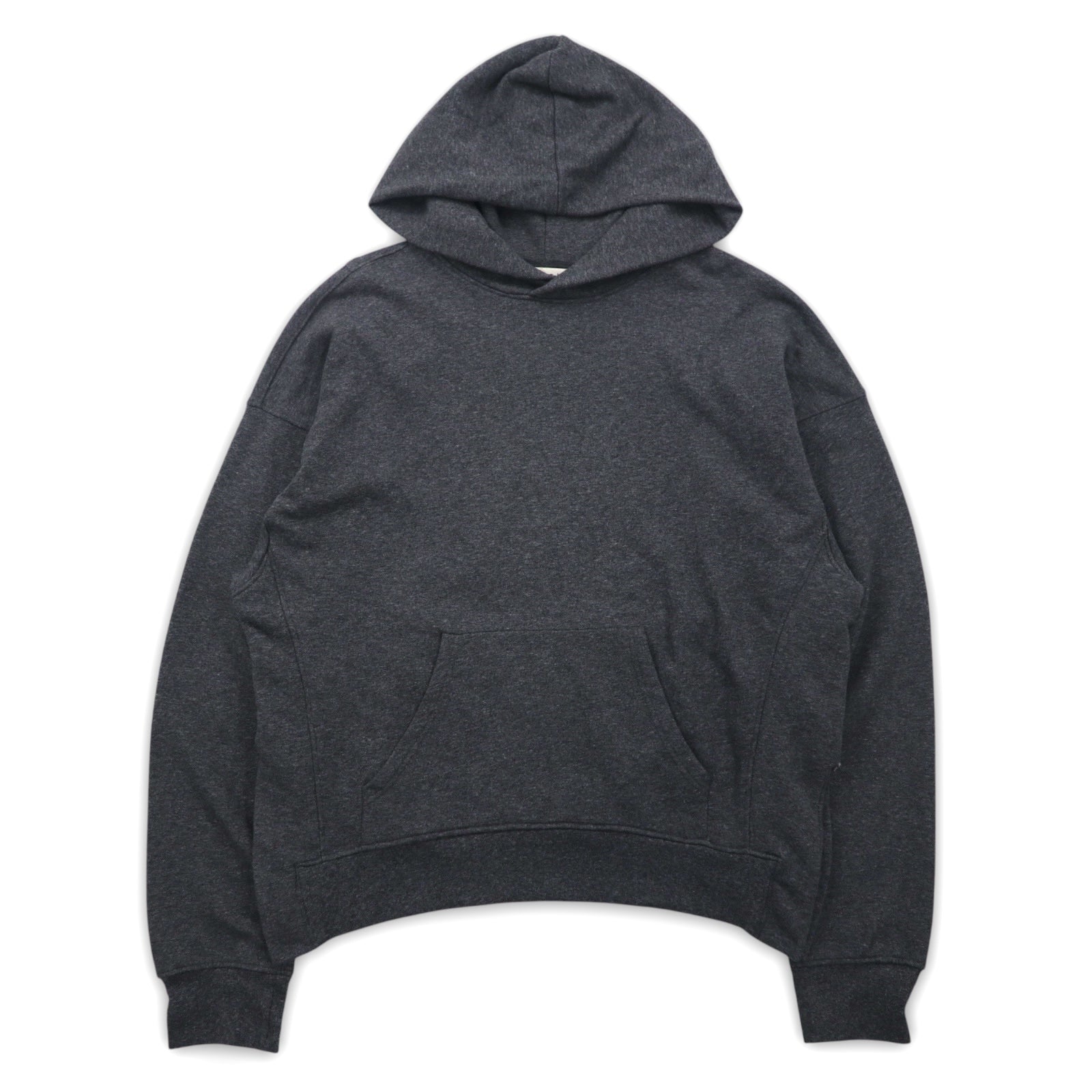 Felpa con cappuccio a pullover con spacchetti laterali mnml XL grigia tasca frontale ESSENTIAL HOODIE M2017-H137