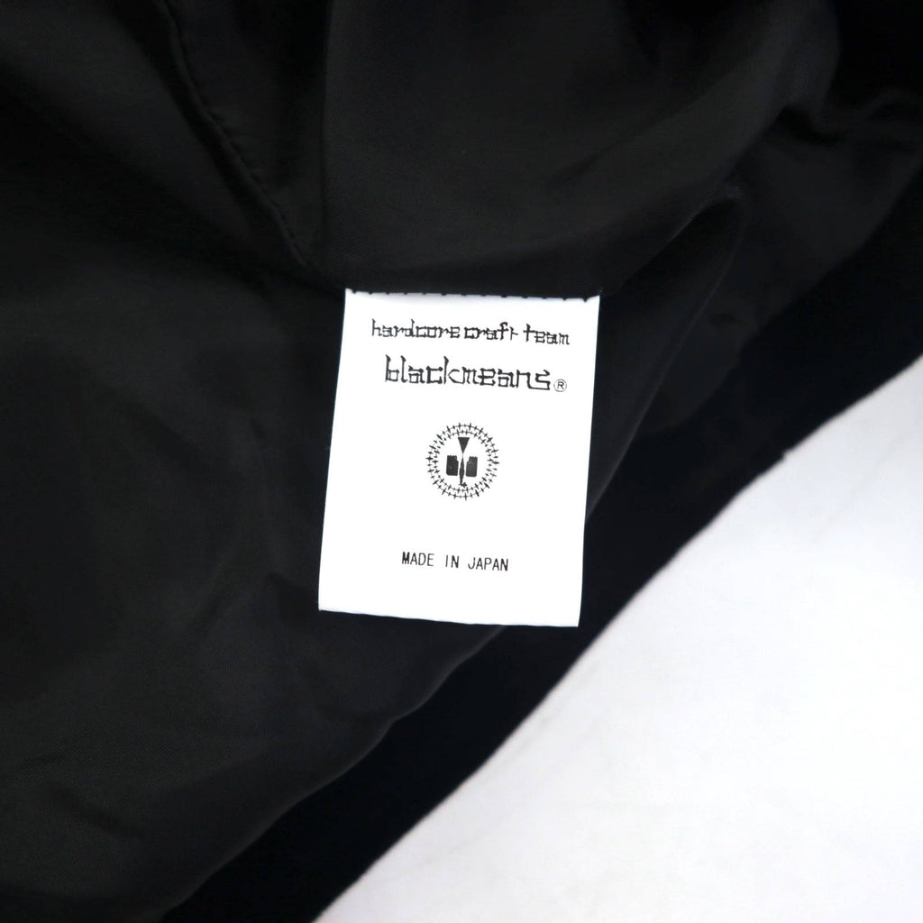 blackmeans Giacca combo COMBO JACKET Gilet Giacca sartoriale Velluto M Nero Completo Made in Japan Nuovo con etichette