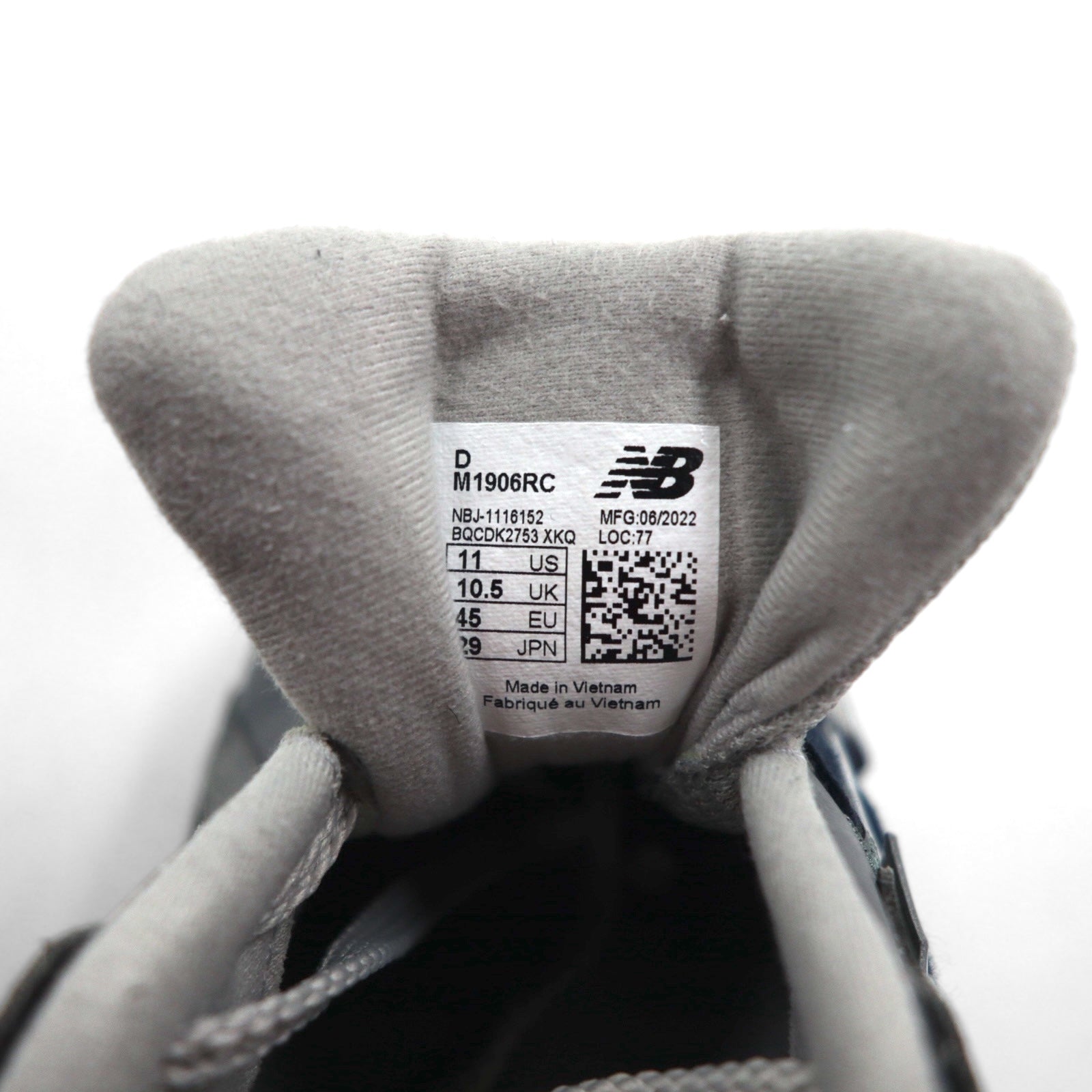 NEW BALANCE 1906 Scarpe da ginnastica 29cm Grigio Blu scuro N ERGY ABZORB M1906RC