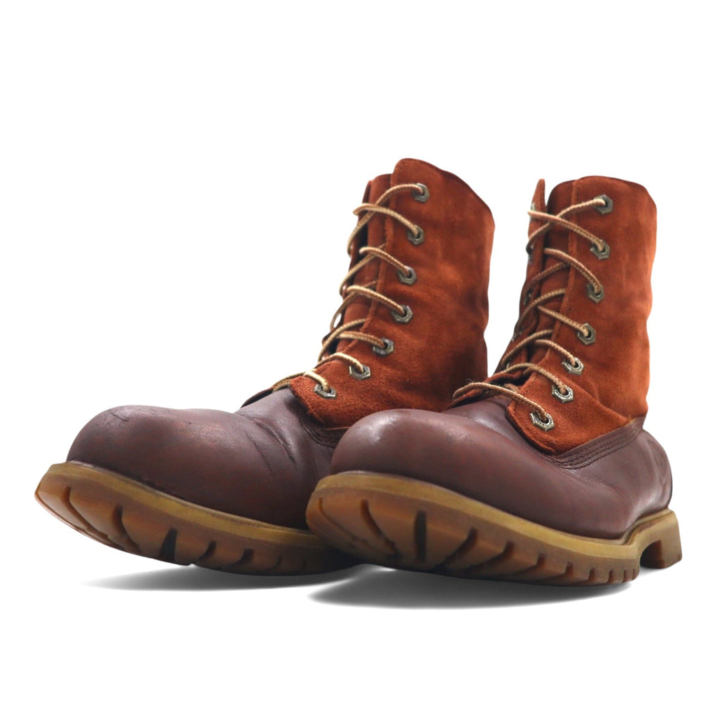 TIMBERLAND Stivali da lavoro 24.5cm Marrone Pelle Scamosciata IMPERMEABILI