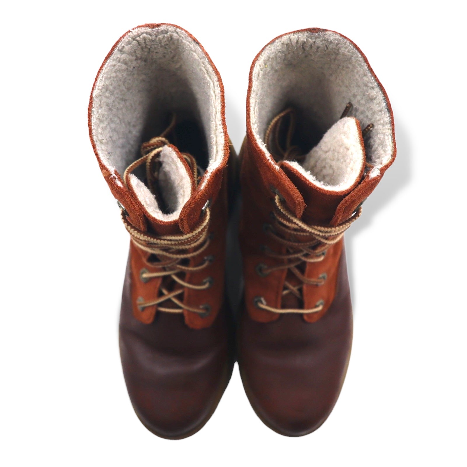 TIMBERLAND Stivali da lavoro 24.5cm Marrone Pelle Scamosciata IMPERMEABILI