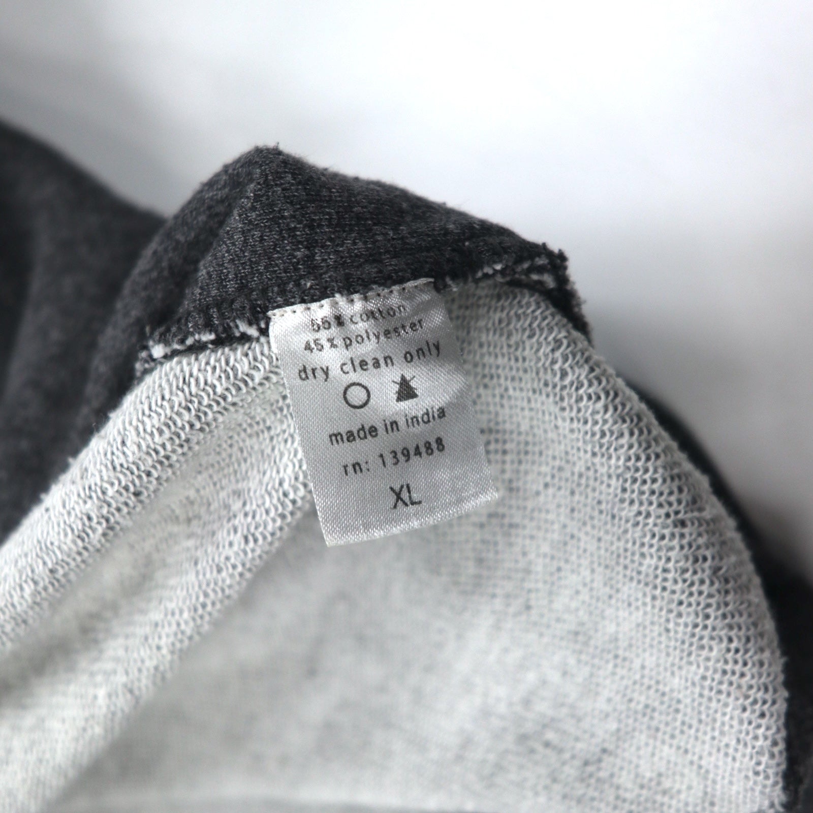 Felpa con cappuccio a pullover con spacchetti laterali mnml XL grigia tasca frontale ESSENTIAL HOODIE M2017-H137