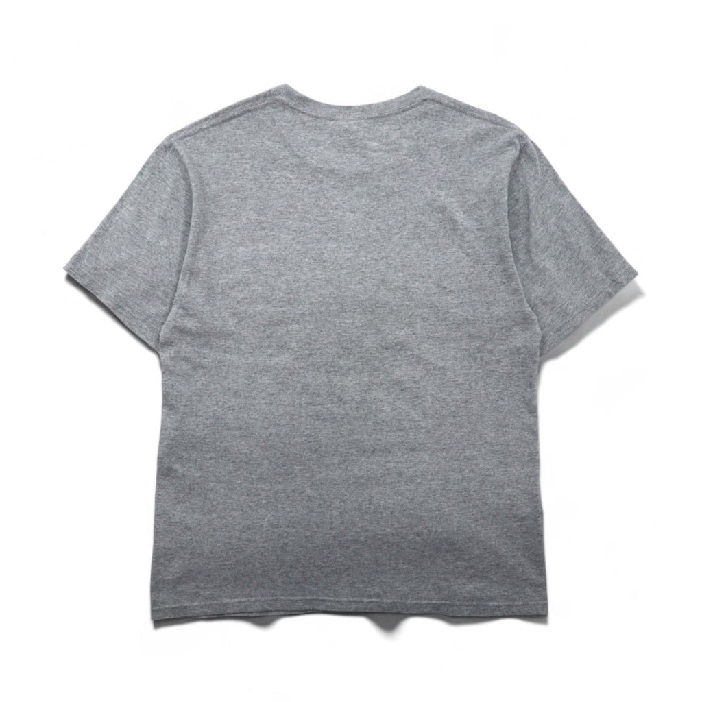 STUSSY シャネルロゴ プリント Tシャツ S グレー コットン メキシコ製