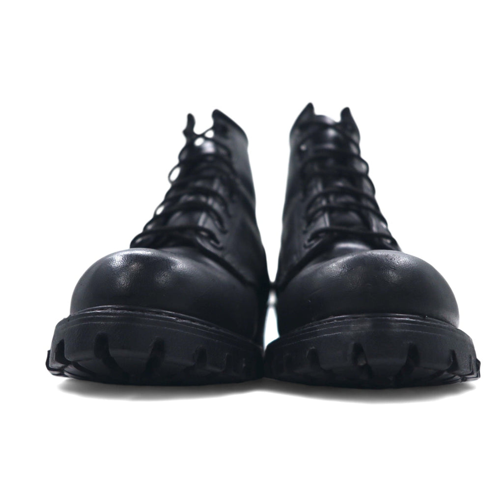USA製 FRYE レースアップブーツ ワークブーツ 23cm ブラック レザー vibramソール