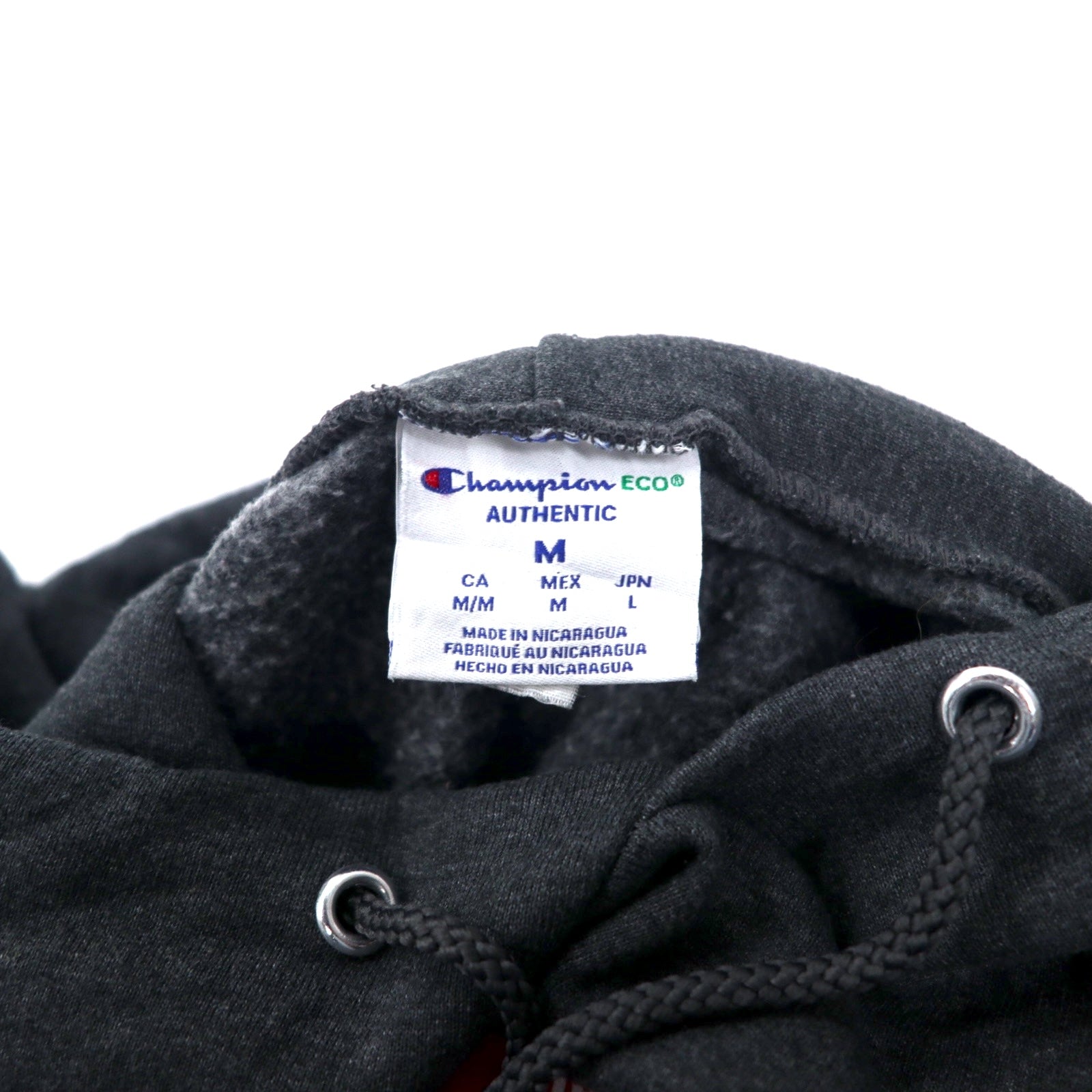 Champion ECO College Felpa con cappuccio Pullover L grigio cotone interno felpato Stony Brook School of Social Welfare taglia grande
