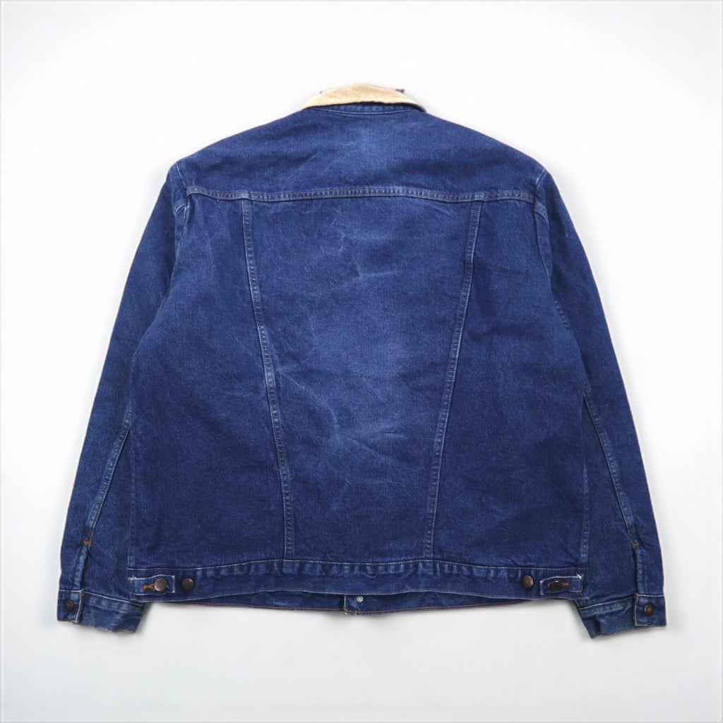 Wrangler 90年代 デニムジャケット Gジャン L インディゴ 襟コーデュロイ ブランケットライナー AUTHENTIC WESTERN JAKET 74270PW