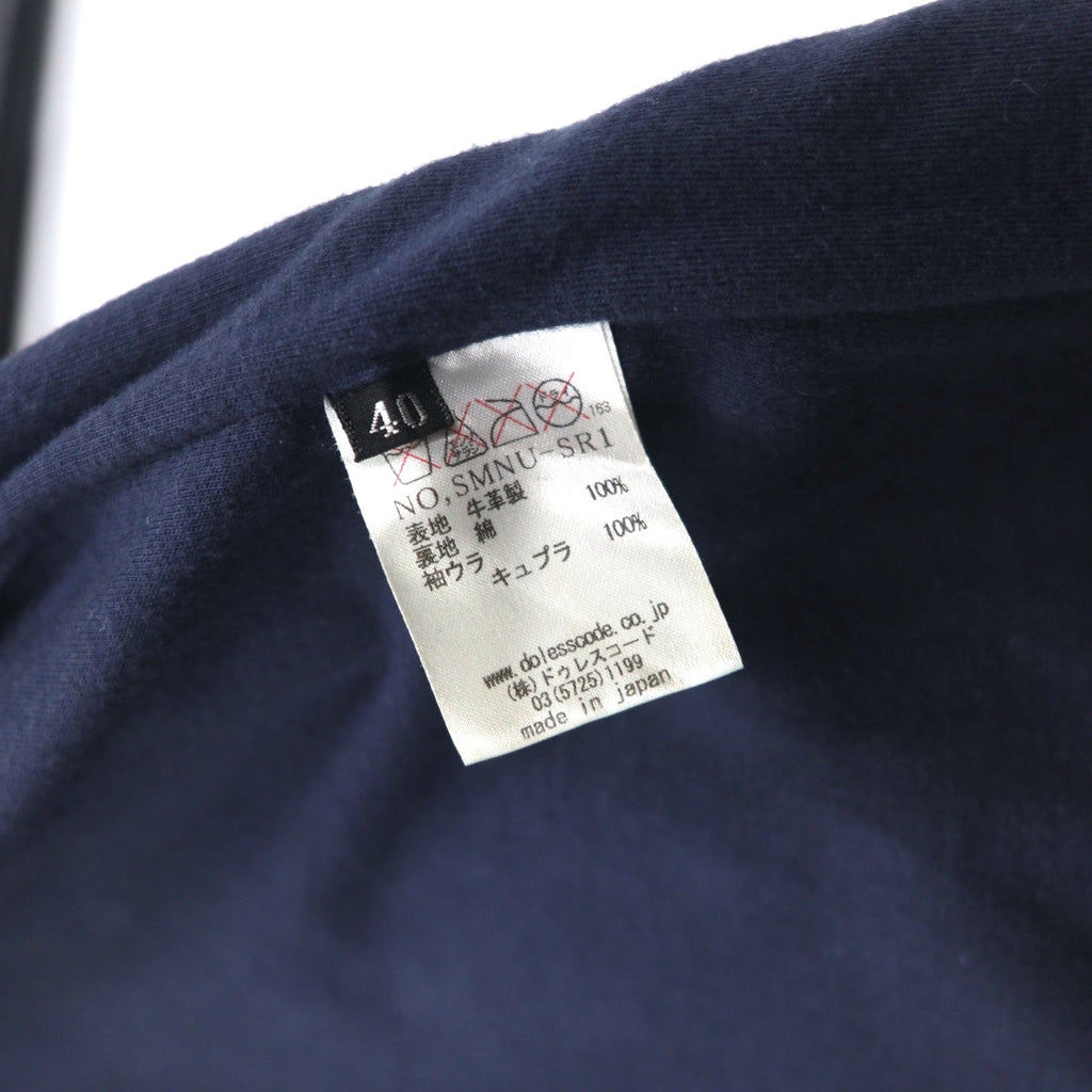 shama ダブルジップ シングル ライダースジャケット M ブラック 牛革 レザー SMNU-SR1 日本製