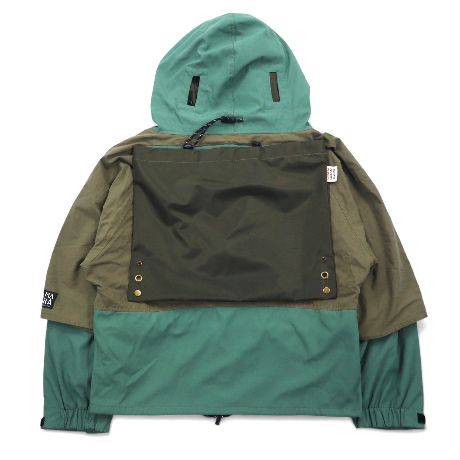 KAPITAL 60/40 Cross KAMAKURA Anorak Giubbotto 1 Cachi